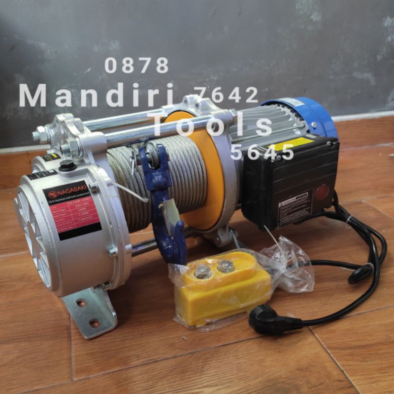 Mandiri - Electrick Winch Hoist 1200 x 9 Meter/Nagasaki Electric Hoist