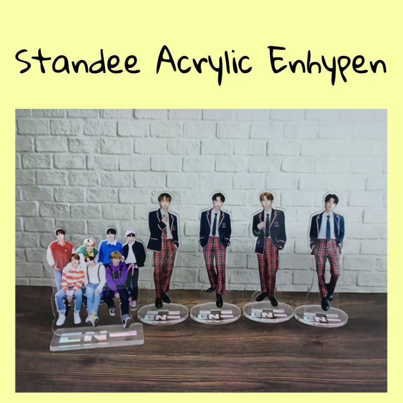 Standee Acrylic Enhypen Stand Jungwon Jay Sunoo Sunghoon Jake Heeseung Niki Pajangan Hiasan