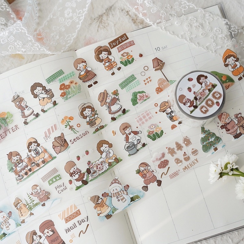 

[Sample] Qiqiyu Four Seasons PET Tape