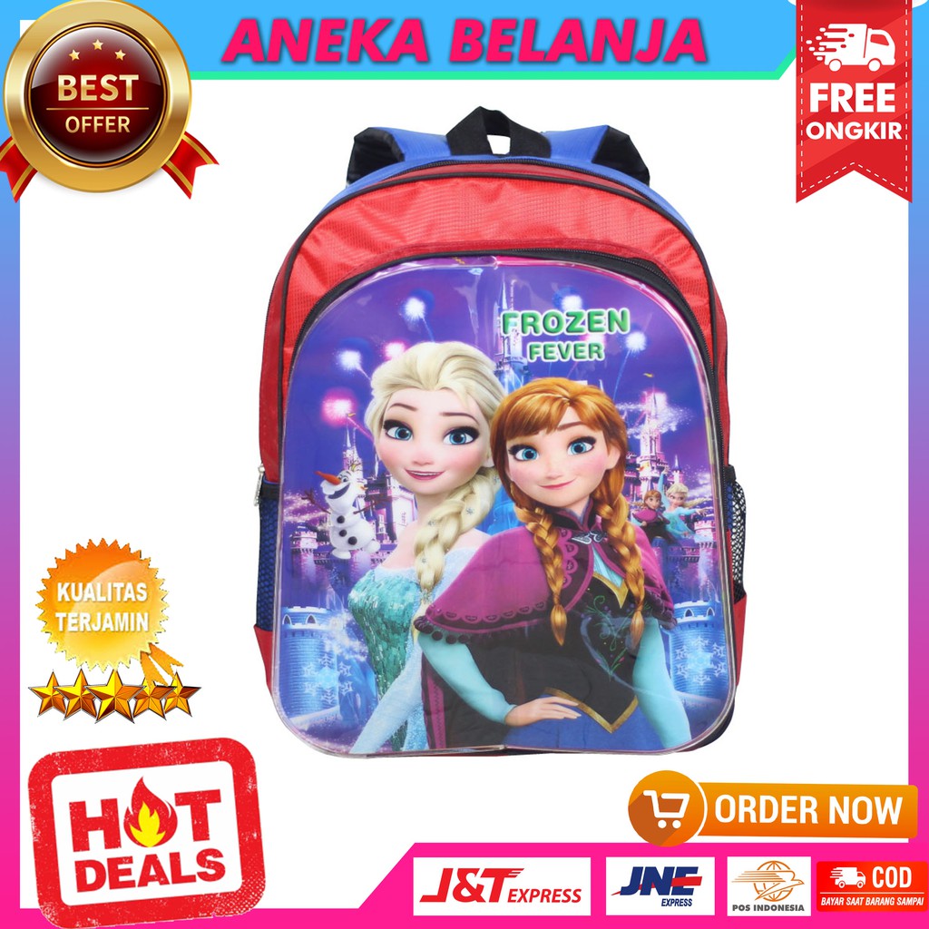 Tas Ransel Anak Cewek Gambar Kartun Lucu Berkualitas Kuat Awet Keren Tas Sekolah PAUD TK SD Stylish