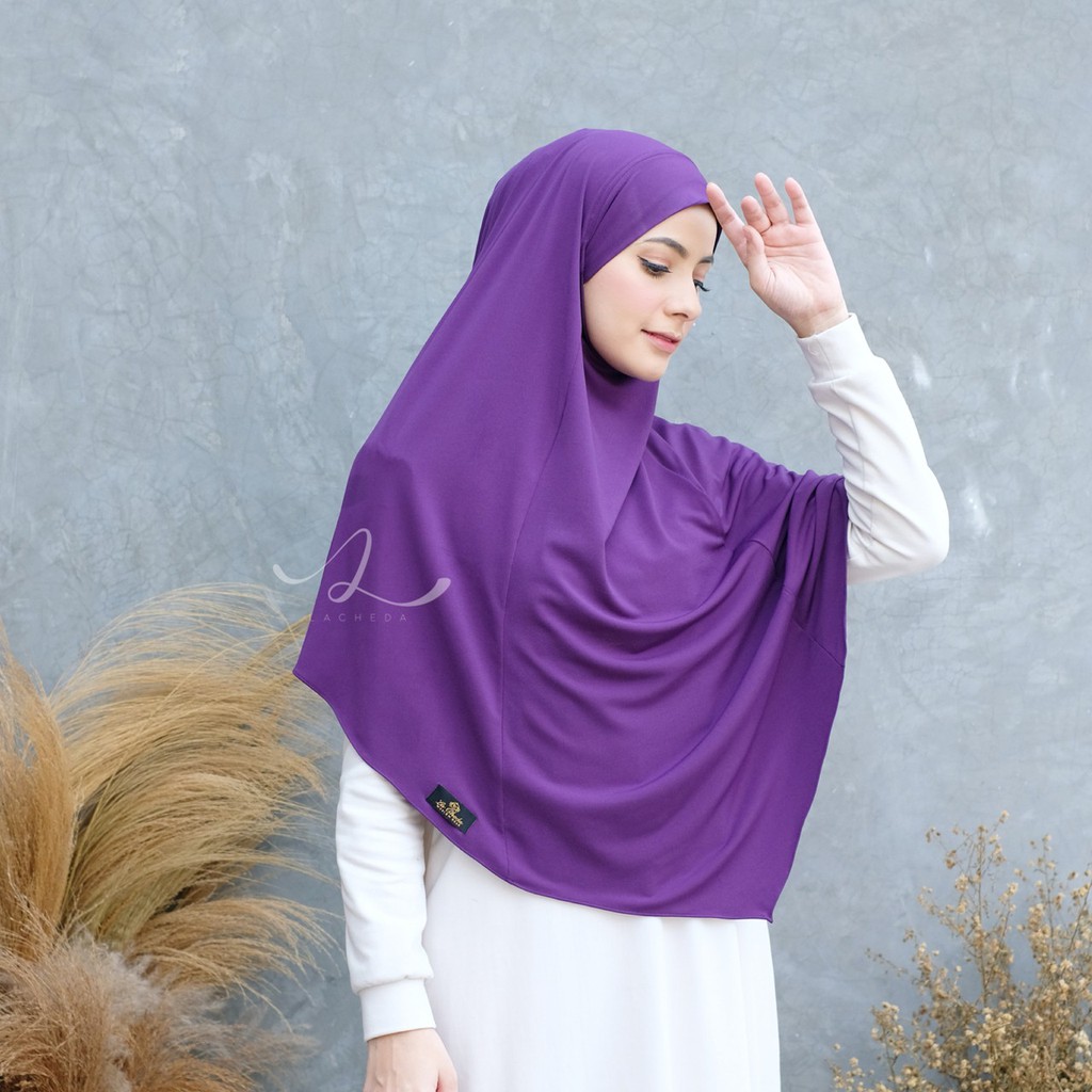 kerudung hijab instan plus masker FRENCH ZAARA BERGO by LACHEDA- griya_mey-8