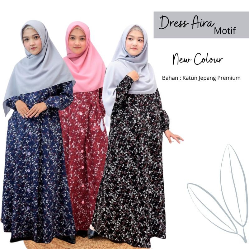 Aira Dress Motif by Kaffa Busana Muslim
