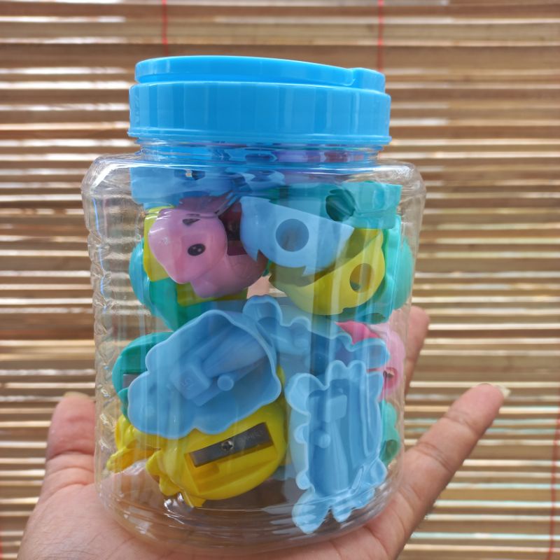 

Rautan Pensil Toples Berbagai Bentuk Unik isi 24pcs