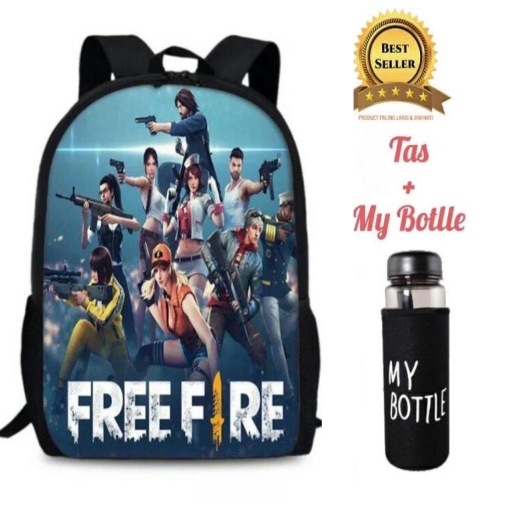 rasta_bags17 - Tas Free Firee Tas Anak Laki laki SD Tas Free Fire Gambar Timbul Tas FF Boboiboy Tas Ransel Anak Sekolah Boboyboy Tas Anak Karakter epep