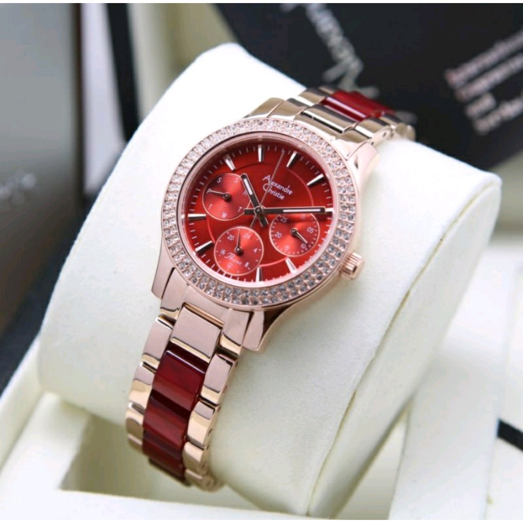 Alexandre Christie Ac 2932 /Ac2932 / Ac 2a32 Jam Tangan Wanita Original