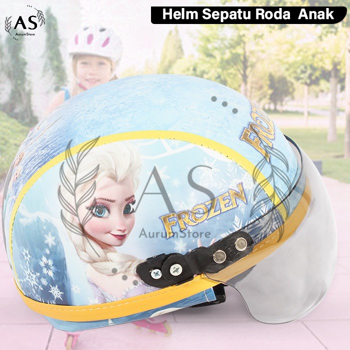 Helm + Dekker Sepatu Roda / Skuter / Otoped / Sepeda Outdoor