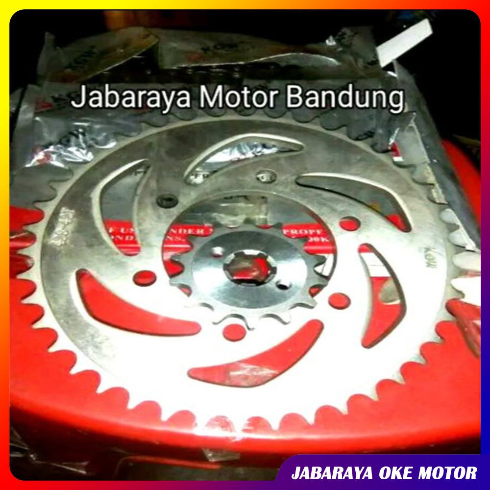 GEAR SET PLUS RANTAI HONDA CS 1 KGW