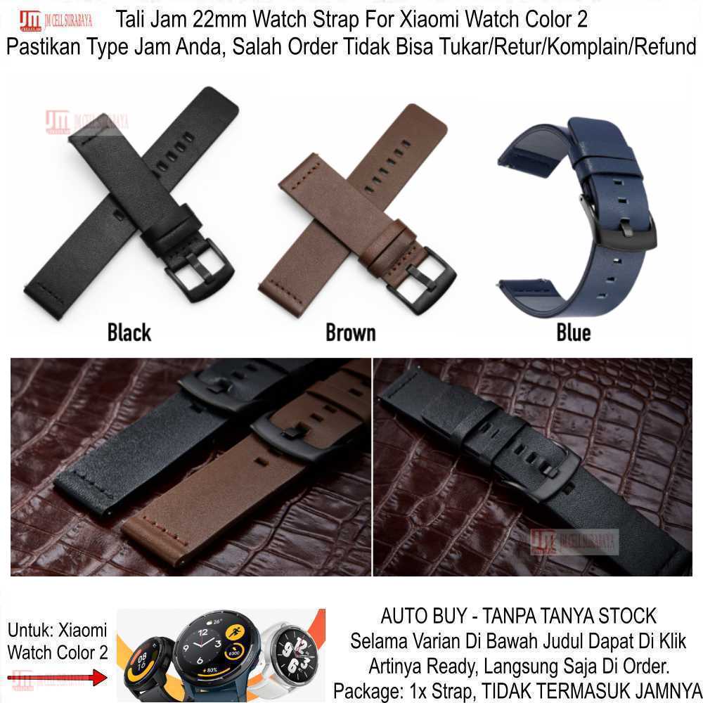 Modern Watch Strap Xiaomi Watch Color 2 - Tali Jam Tangan 22mm Leather Kulit