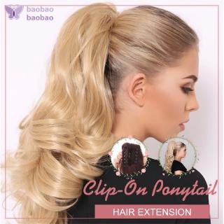 Wig Rambut  Palsu Model  Clip On Panjang Keriting 