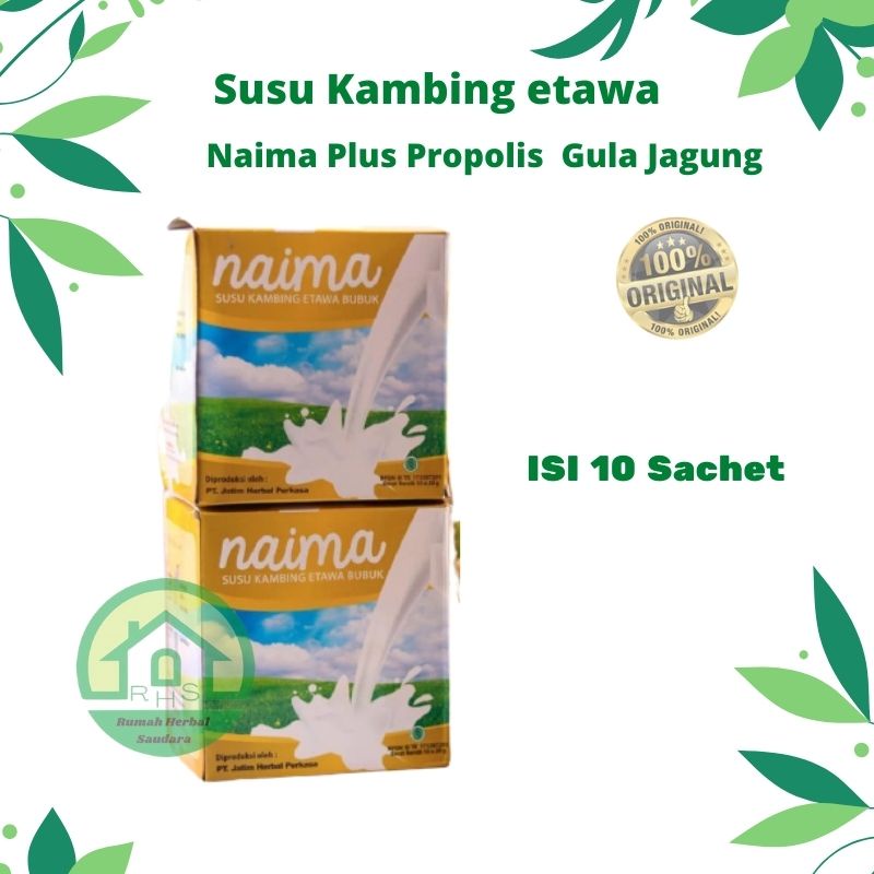 

NAIMA Susu Kambing Ettawa plus Propolis Bee Pollen & Madu Cocok original 100%
