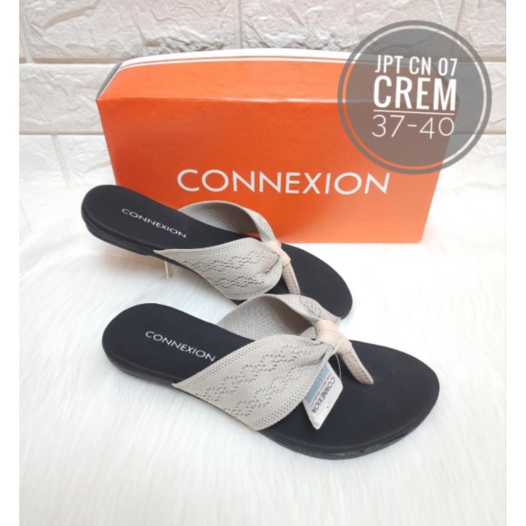 SENDAL FLAT CONNEXION PREMIUM MURAH KODE JP RAJUT  07