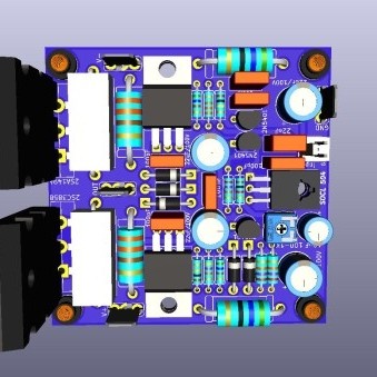 PCB SOCL 504 Amp Dauble layer