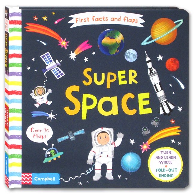 (WP) First Facts and Flaps Book - Super Space (Over 30 Flaps)