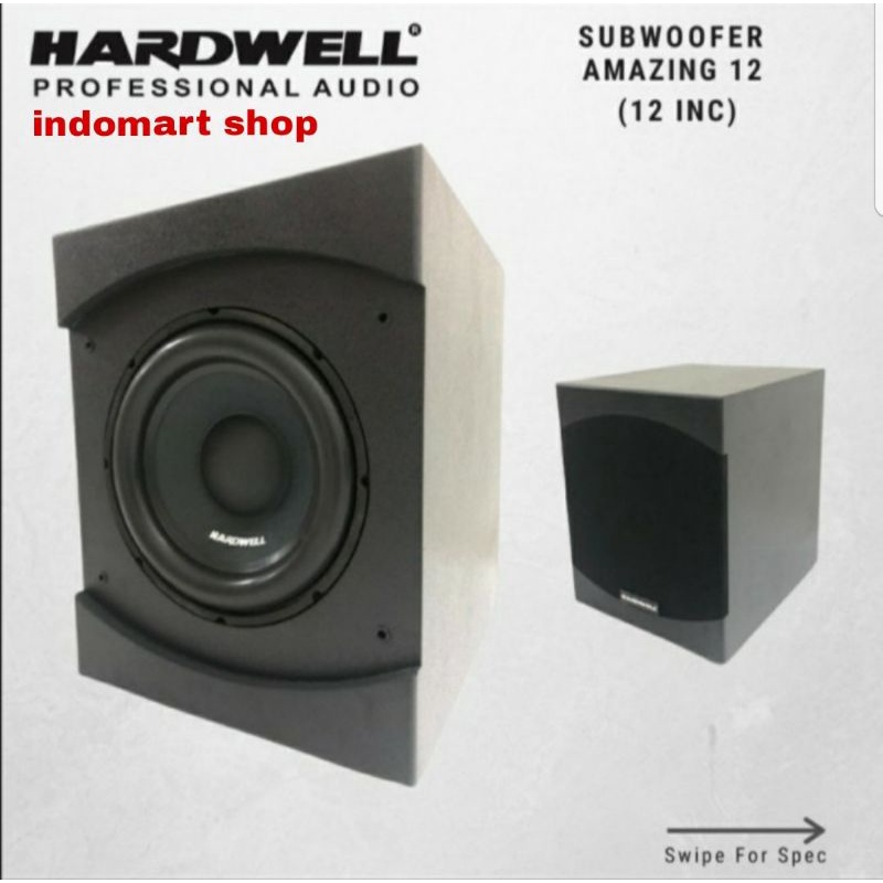 SUBWOOFER AKTIF HARDWELL AMAZING 12
HARDWELL PROFESSIONAL AUDIO ORIGI