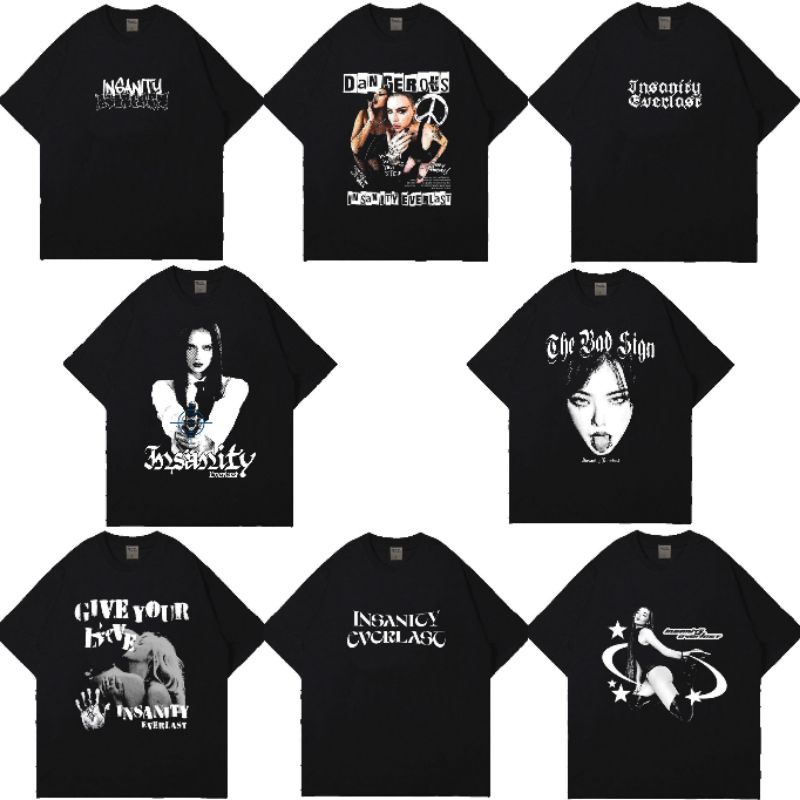(BISA BAYAR COD) KAOS INSANITY EVERLAST ORIGINAL