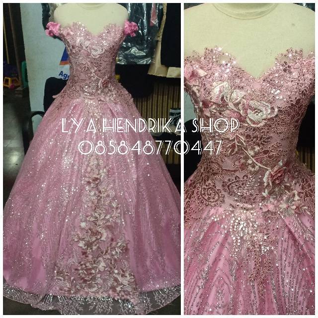 Baju penyanyi/pesta candy Tile akar 3D