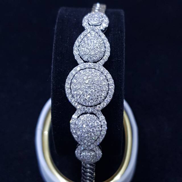 Gelang emas berlian eropa asli