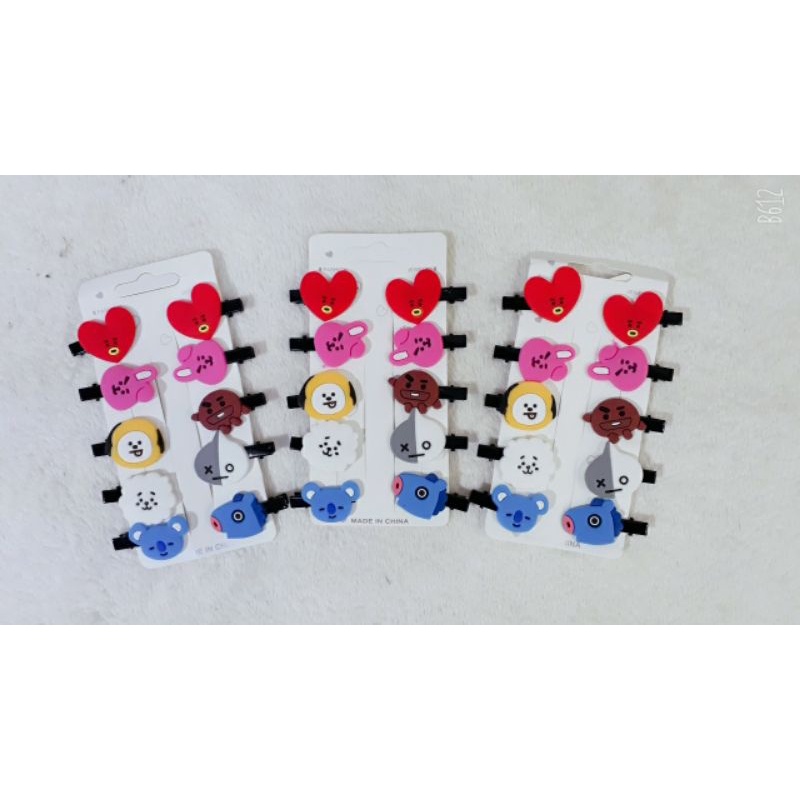 Jepit Rambut Anak Set 10Pcs Model Kartun Hairpin Rambut Cewek HairClips