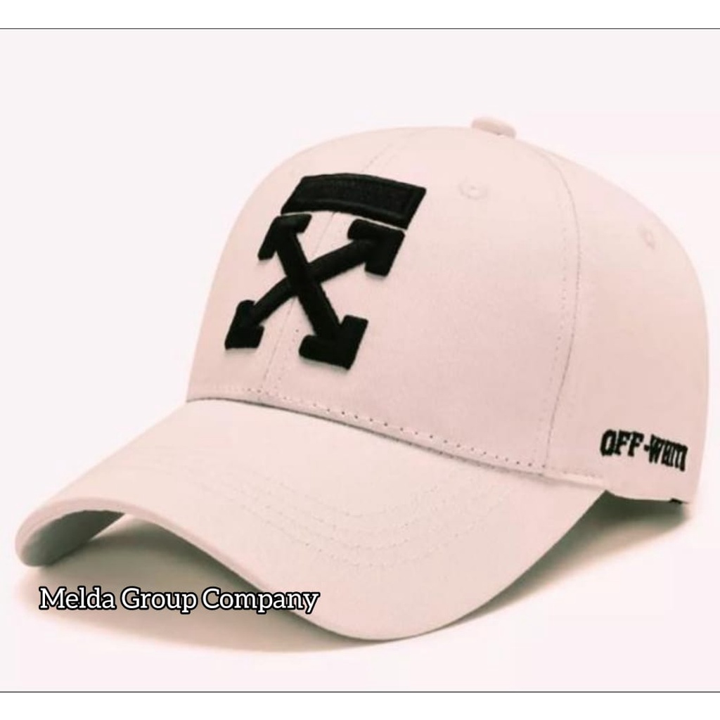 Topi Baseball Pria Wanita Off White Caps Import Terlaris