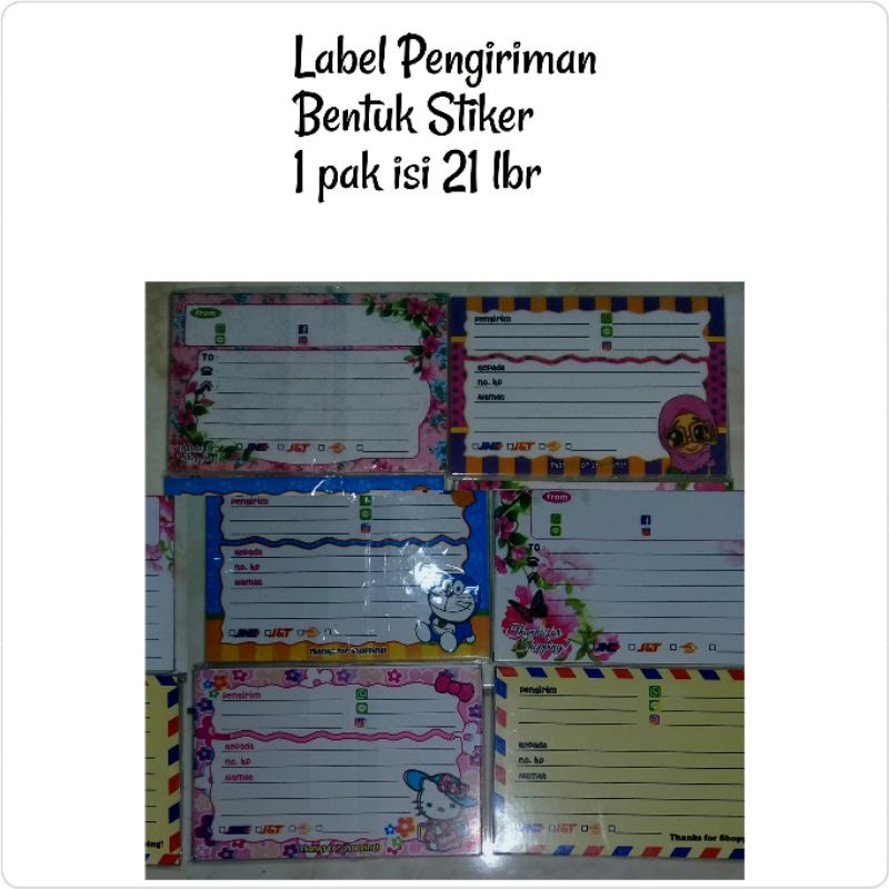 

Stiker label pengiriman termurah keperluan olshop
