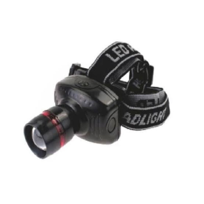 Headlamp/Senter Kepala High Power Zoom / Headlamp Flashlight 3W