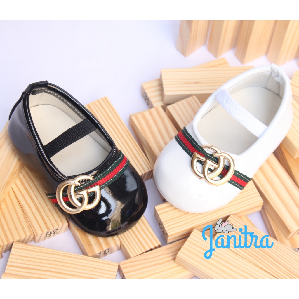 janitra sepatu balet anak baby shoes sepatu baby pre walker belajar jalan g glosy