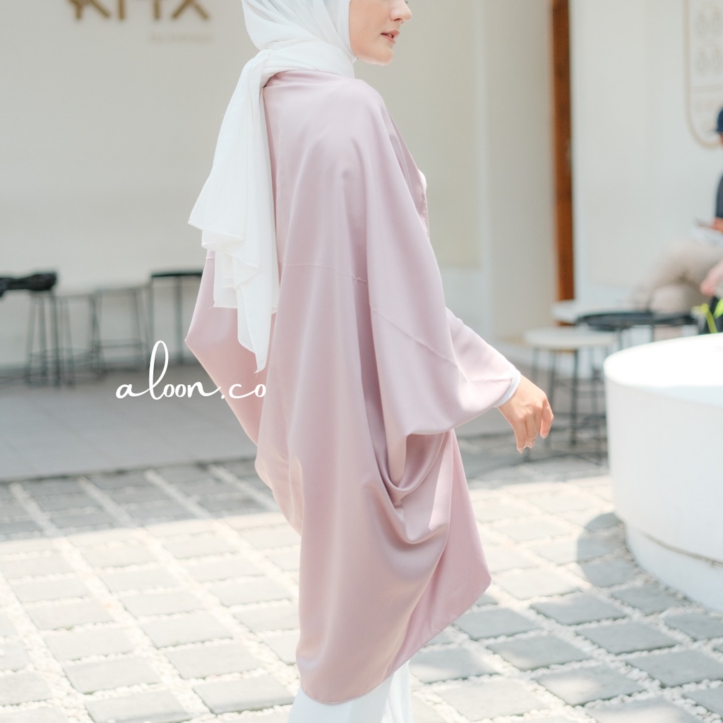 Levina Outer Scraft Bahan Satin Premium - Outer Scraft Wanita Polos