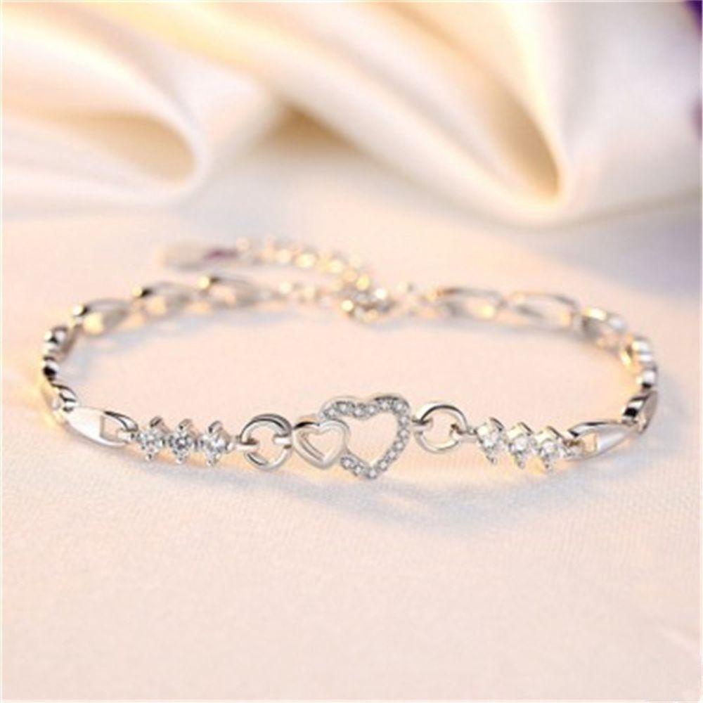 Gelang LILY Gaya Korea Pesona Perhiasan Pemodelan Kreatif925 Sterling Silver