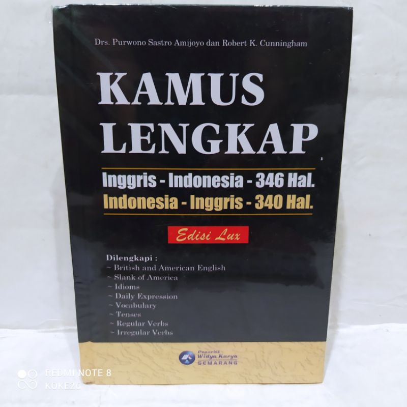 Kamus Lengkap Inggris - Indonesia - 346 Hal Indonesia - Inggris 340 Edisi Lux