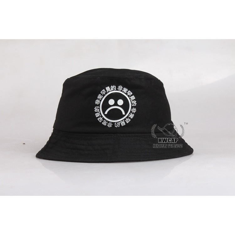 BHSP bucket hat import smile pinyin topi summer fisherman korea kpop idol