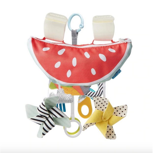 Taf Toys Watermelon Sun Shade - Mainan Gantungan Kain Penutup Stroller Kereta Dorong Bayi UV Gantung Motorik