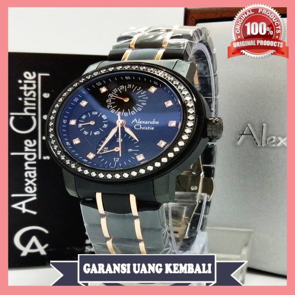 Jam Tangan Wanita Alexandre Christie Original AC 2360 Garansi Resmi Berkualitas