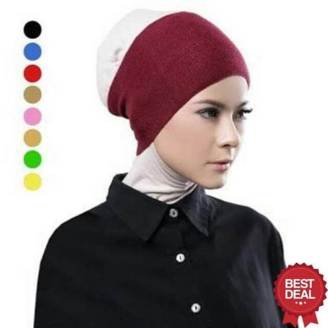 Bandana Rajut salur Polos Ciput salur polos PROMO BEST SELLER inner