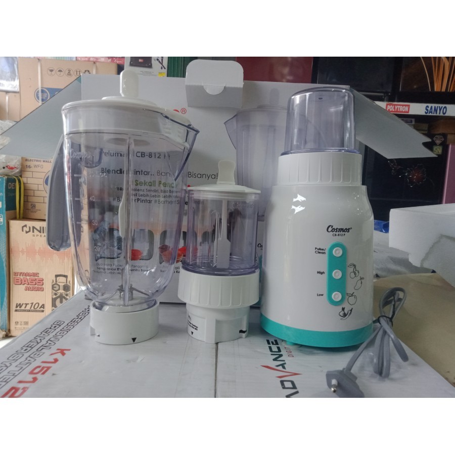 COSMOS Blender Plastik Blez Pintar 1,5 Liter CB 812 P -  Garansi Resmi 1 Tahun