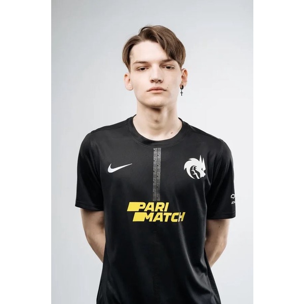 Jersey Team Spirit Black Premium Unisex  [ Nickname bisa di request ]