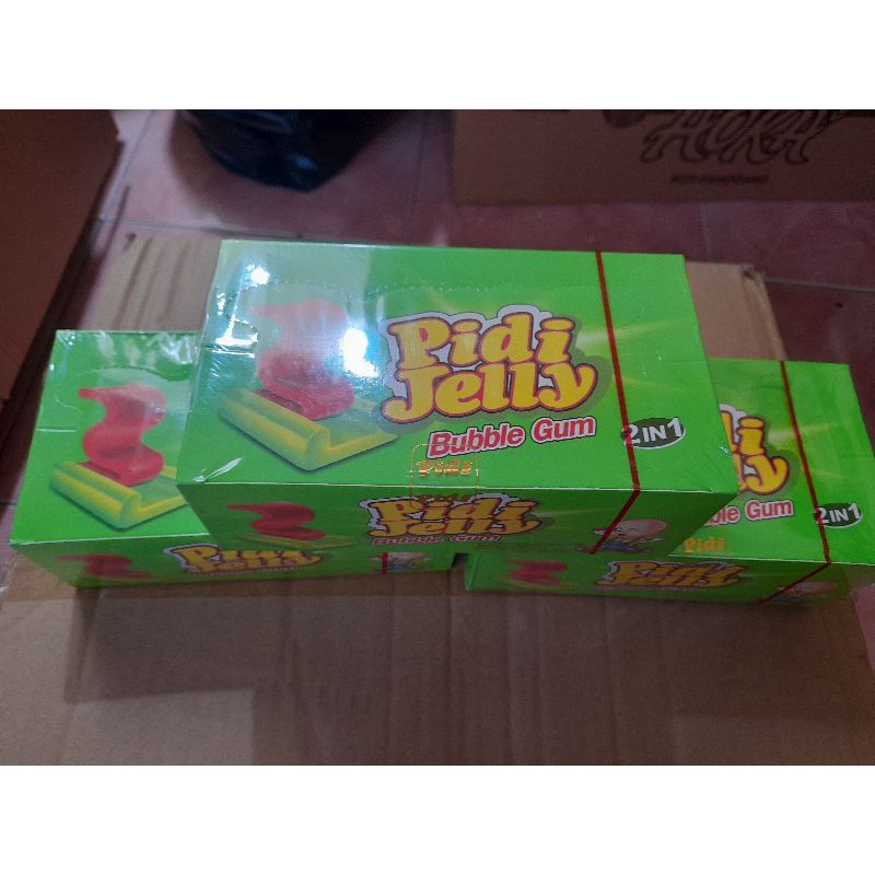 Permen Karet Pidi Jelly Bubble Gum box isi 30 pcs