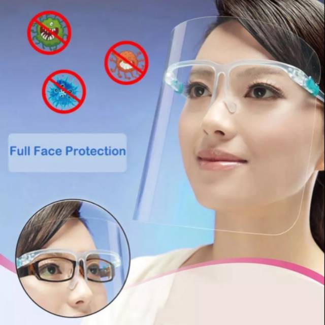 Face Shield / Kacamata Face Shield / Kacamata Pelindung Wajah Anti Fog