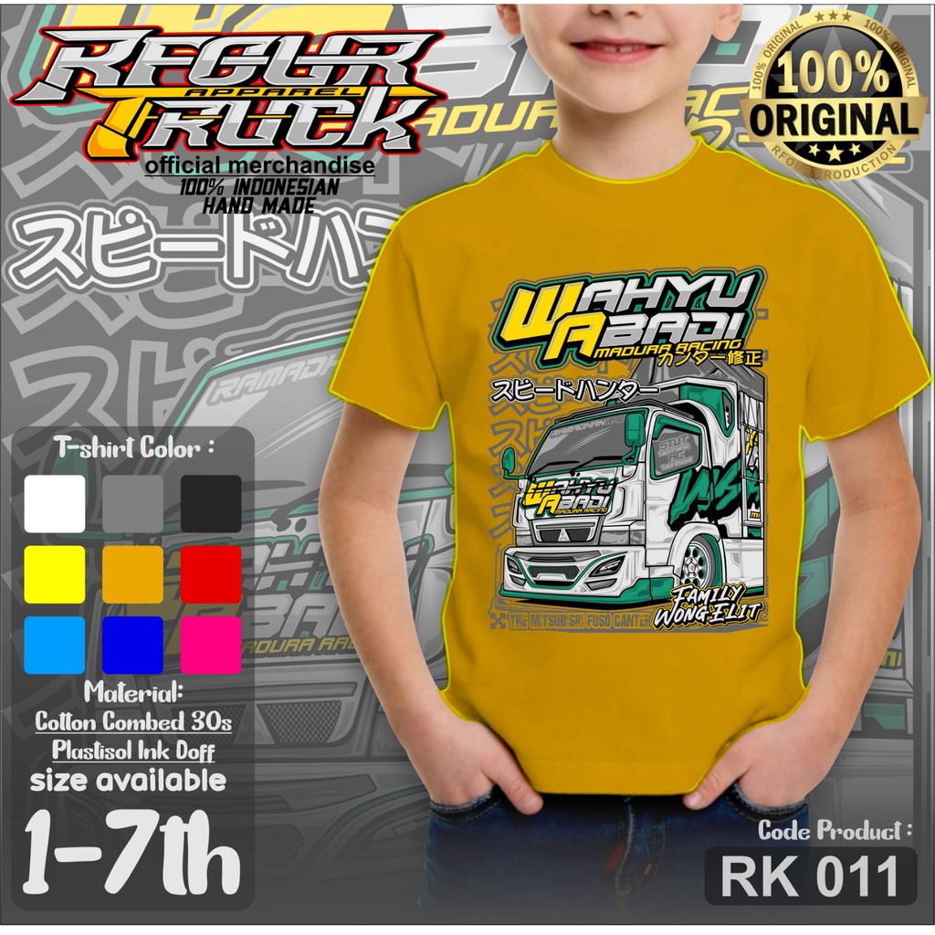 KAOS TRUK OLENG ANAK WAHYU ABADI KAOS TRUK ANAK USIA 5-6 TAHUN KAOS ANAK GAMBAR TRUK OLENG WAHYU ABADI BAJU KAOS TRUCK ANAK LAKI LAKI USIA 3-7 TAHUN KAOS DISTRO ANAK ANAK KAOS RFOUR TRUCK APPAREL ORIGINAL