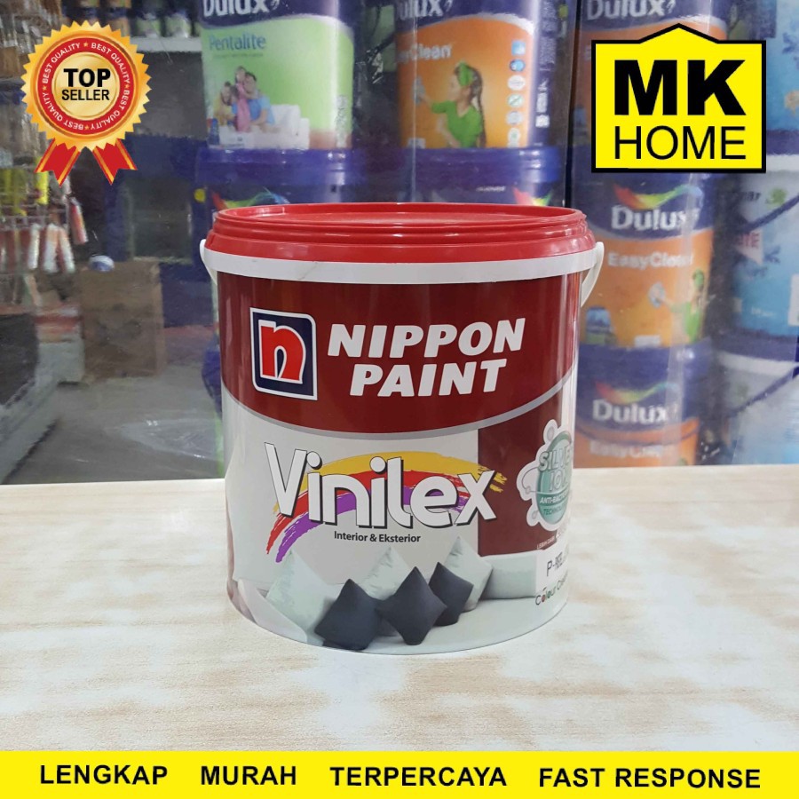 Nippon Vinilex (With Silver-Ion)/Cat Tembok 5kg-Base Pastel putih