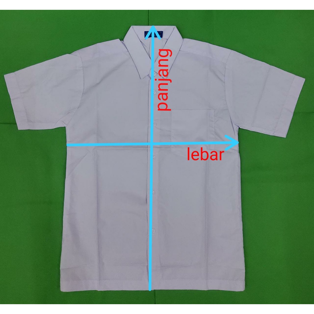 Baju Putih SMP &amp; SMA/SMK | Baju Putih Polos Seragam Sekolah Merk SERAGAM