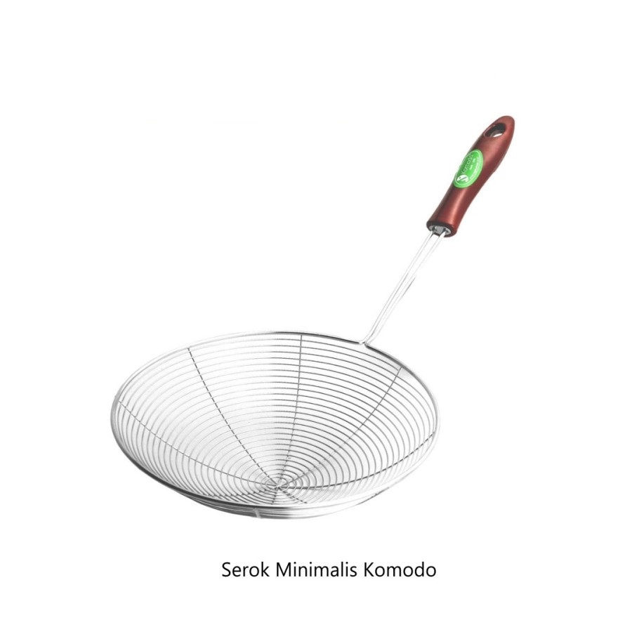 Saringan Komodo Parabola 22 - Saringan Serokan Minyak Gorengan - Peniris Gorengan - Saringan Komodo Laba- Laba Minimalis