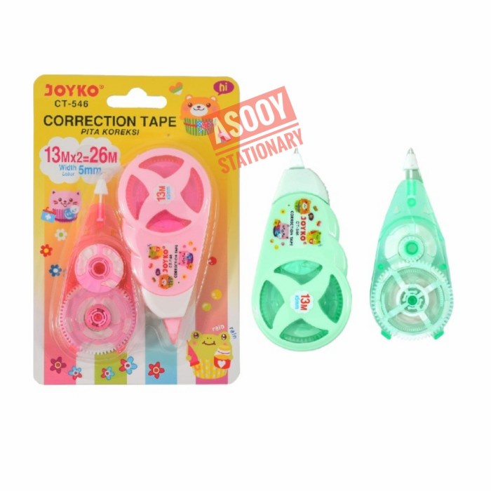 

Hari Ini Correction Tape Ct-546 Joyko Berkualitas