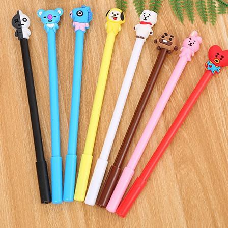 

promo 1 LUSIN PULPEN GEL MOTIF KARAKTER KPOP BTS BT21 CARTOON LUCU IMUT / BOLPEN GEL KARAKTER PP2