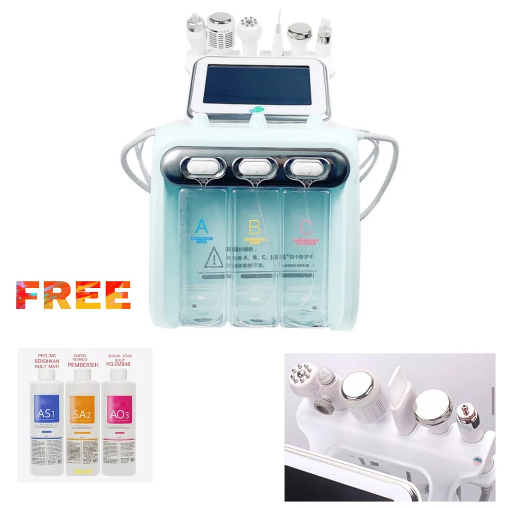 hydra 6in1 h2 02 hydrogen 6 fungsi jadi 1 mesin facial aqua dermabrasion