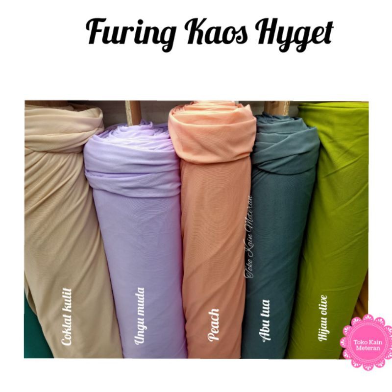 Kain Furing Kaos Hyget Super / Bahan Lapisan Kain