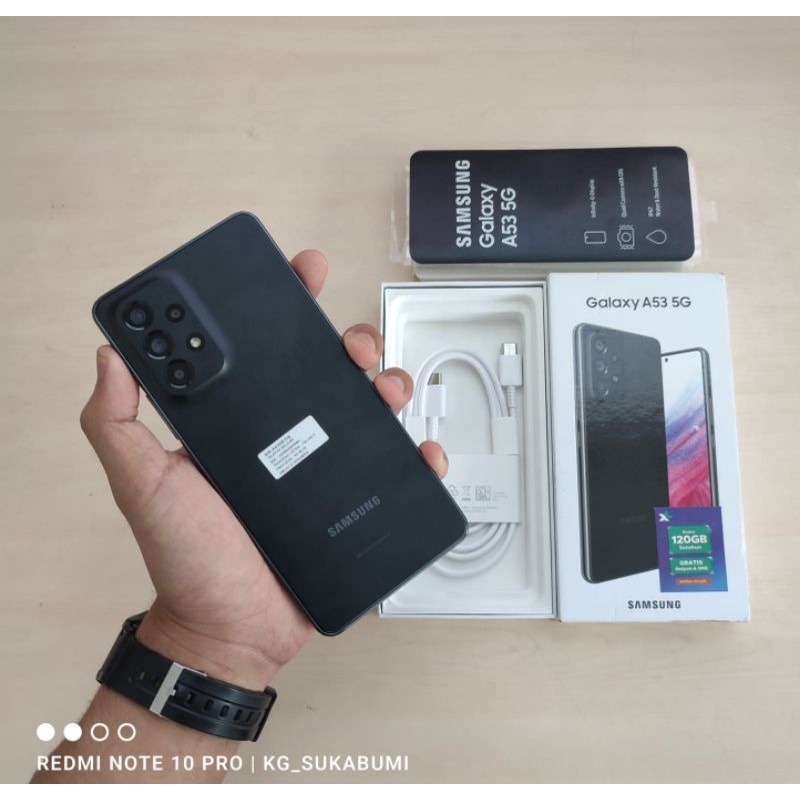 Hp Second Murah Samsung Galaxy A53 5G 8/128 SEINhandphone likenew seken murah bekas
