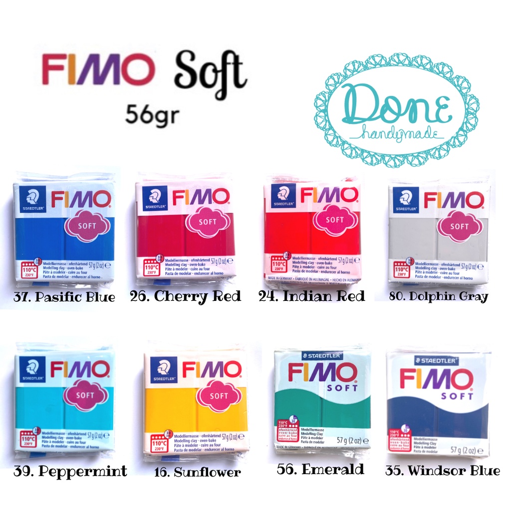 Fimo soft polymer clay modelling clay bahan kerajinan tangan sculpting modeling clay figurine