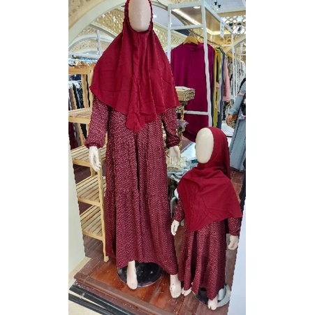 Atelier Angelina Bella Smiley Maroon/Burgundy