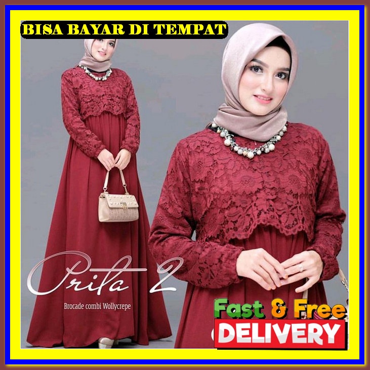 gamis terbaru 2022 baju gamis remaja murah lebaran