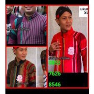 baju lurik surajan pria jawa modern garis modifikasi